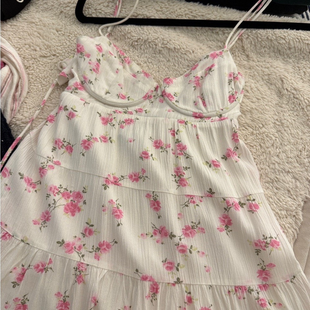 Floral Spaghetti Strap Dress